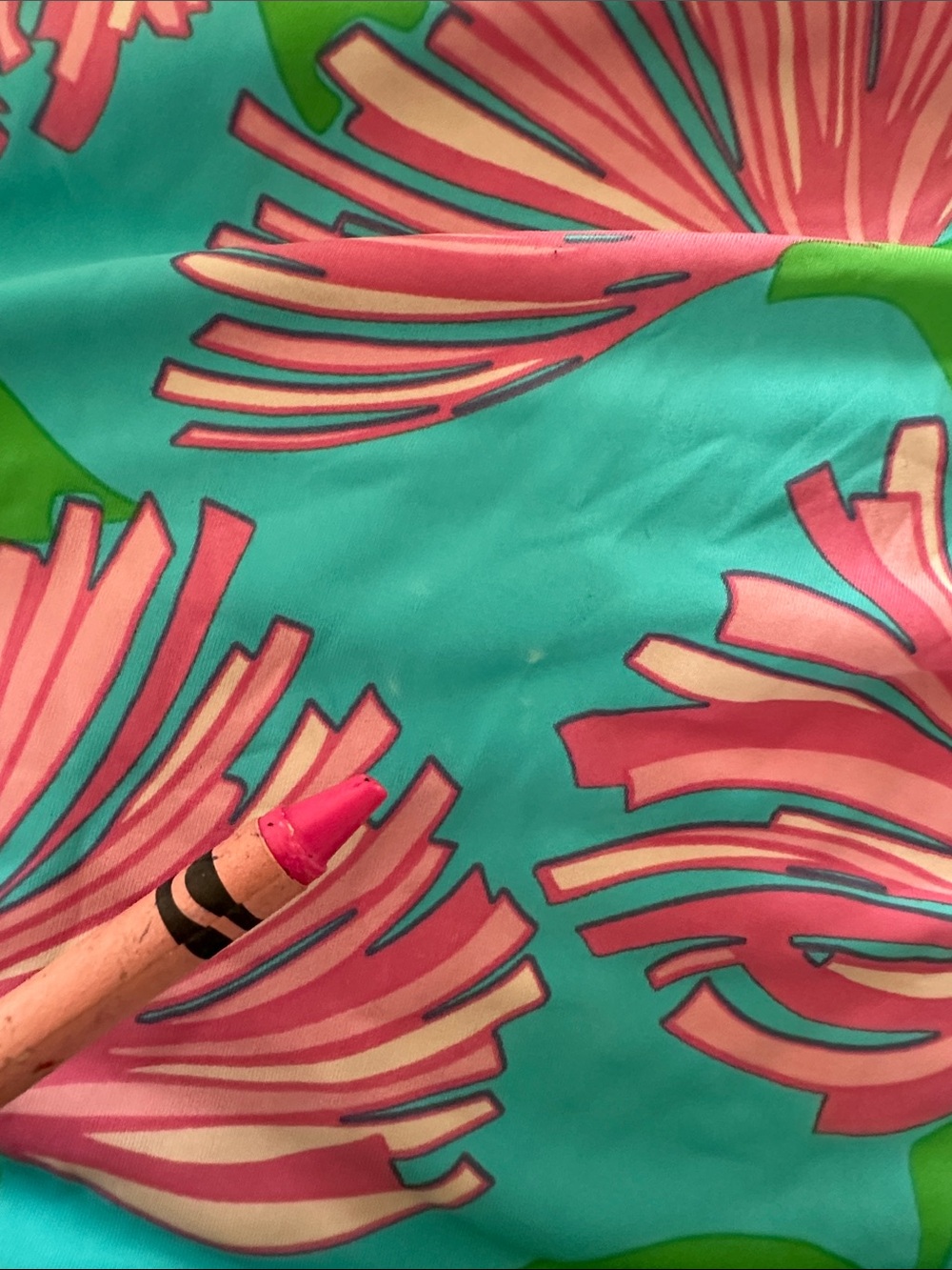 Lilly Pulitzer Foxi Kissue Crossover Side Clinch Tropical One Piece Swimsuit M - Picture 4 of 6